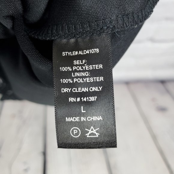 Astr The Label Women's Large Black Lace Lined Dress - Picture 6 of 9